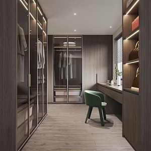 Modern Cloakroom 3d model