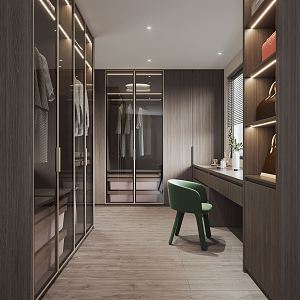 Modern Cloakroom 3d model