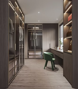 Modern Cloakroom 3d model