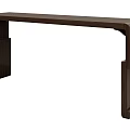 Sleek Dark Brown Console Table Design For Modern Living Room Decor