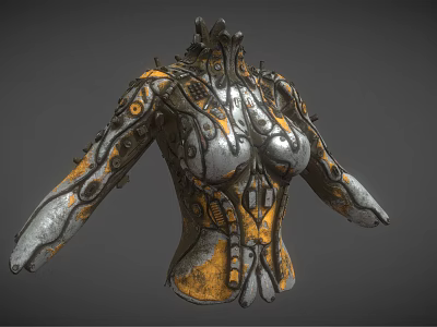 Industrial LOFT Armor Set 3d model Industrial LOFT Armor Set 3d model