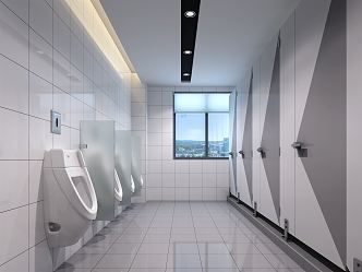 Modern toilet 3d model