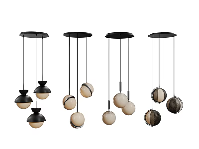 Modern Chandelier Art Chandelier Spherical Chandelier 3d model