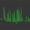 Vibrant Aquatic Animals Swimming Among Lush Green Water Plants Habitat