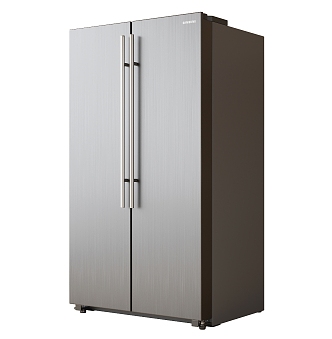 Double door refrigerator 3d model