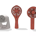 Different Styles of Air Cooler Fans Including Portable Handheld and Tabletop Designs