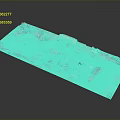 Detailed Architectural Building Master Plan With Multiple Structures Roads And Green Areas