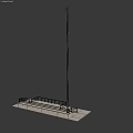 Scenic Photo Check In Spot With Tall Flagpole Steps And Elevated Square Platform