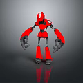 Robot Assistant Small Robot Butler Robot Butler Figure Game Figure 3d model