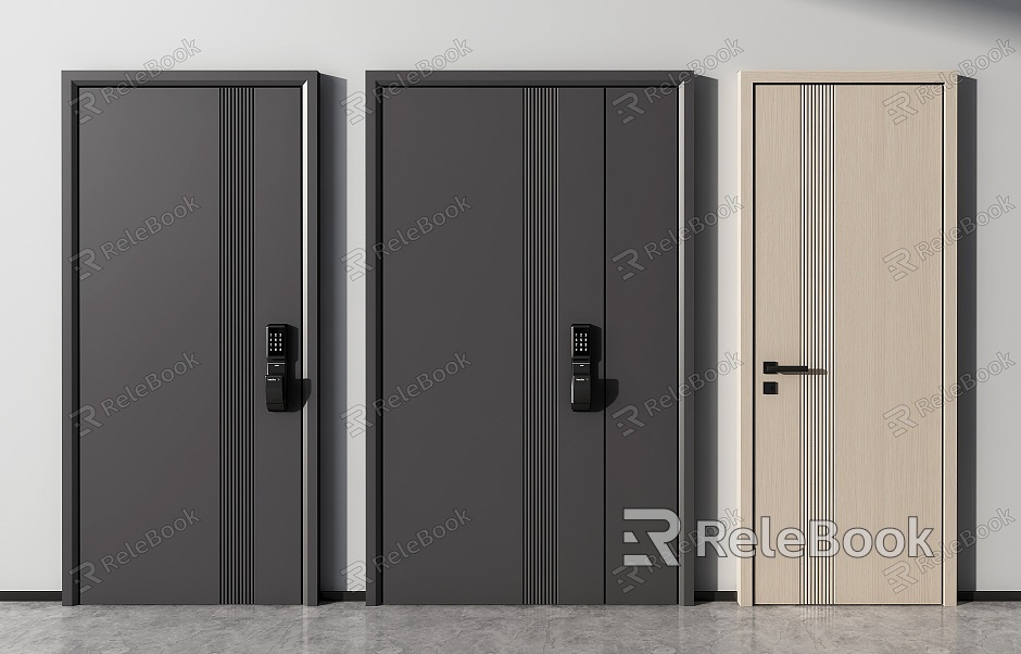 Modern security door entry door security door model