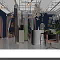 Stylish Beauty Salon Interior With Pink Arches White Sheer Curtains Blue Walls And Pink Furniture
