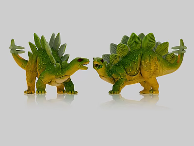 Dinosaurs Jurassic Animals Tyrannosaurus Raptors Spinosaurus Leoparosaurus Stegosaurus Long-necked Dragon Triceratolaurus Double-crowned Dragon Tyrannosaurus Pterosaurus 3d model