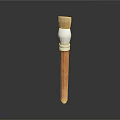 Professional Paintbrush With Wooden Handle Metal Ferrule And Soft Bristles For Art Projects