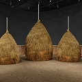 New Chinese style hay leaf haystack haystack haystack 3d model