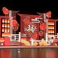 Chinese Style Beautiful Chen New Year Beautiful Chen New Chinese Style Beautiful Chen Lantern Beautiful Chen Lantern Group Scene New Year Element Festival 3d model