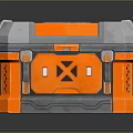Modern Science Fiction Box Science Fiction Box Military Box Password Box 3d model