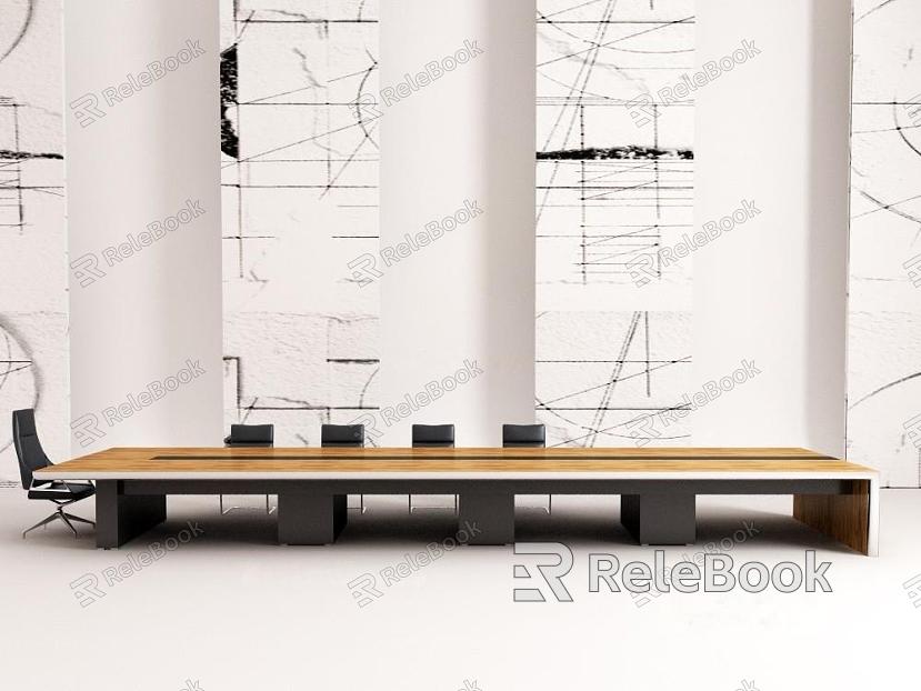 Conference tables and chairs model