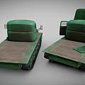 Green Tracked Truck Models With Detailed Vintage Design And Collectible Features