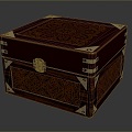 Cartoon Chest Treasure Chest Treasure Chest Jewelry Chest Cashbox Wooden Chest Game Chest Treasure Chest Pirate Chest 3d model