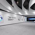 Modern Exhibition Hall Enterprise Science and Technology Exhibition Hall 3d model