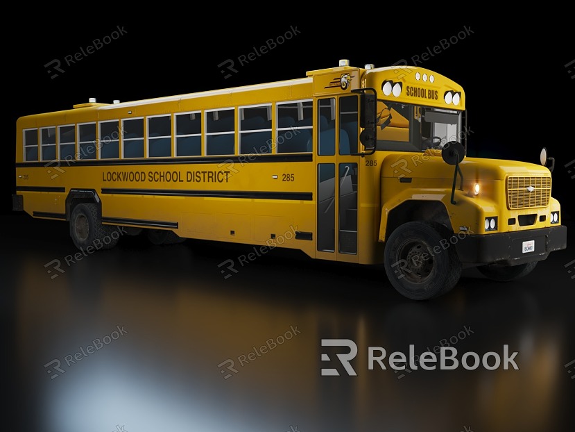 Super Fine School Bus American School Bus School Bus European School Bus School Bus model