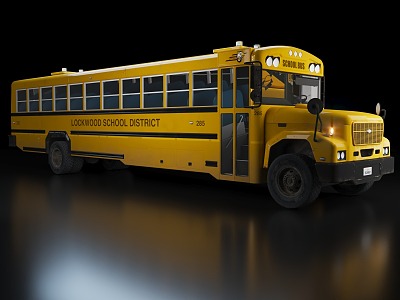 Super Fine School Bus American School Bus School Bus European School Bus School Bus model