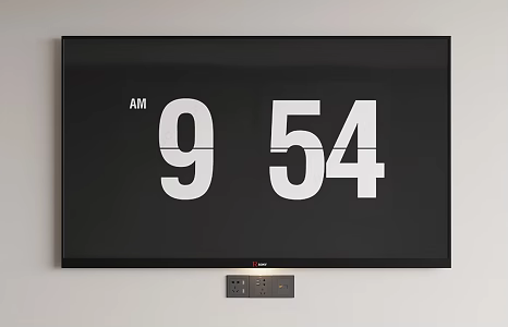 LCD TV Modern TV 3d model