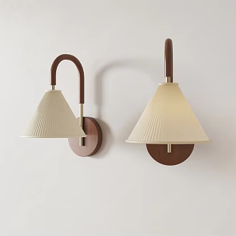 French retro wall lamp bedside wall lamp American wall lamp 3d model