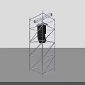 Industrial Scaffolding Metal Frame Equipment With Stable Multi Level Structure For Construction