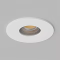 Modern Downlight Spotlight With White Frame And Warm Interior Lighting Design 3d model