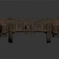 Detailed Train Bogie Metal Mechanical Structure With Wheels And Connecting Parts