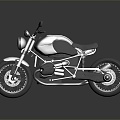 Motorcycle Two-wheeled Motorcycle Cross-country Motorcycle Road Race Motorcycle Motor Vehicle Transport 3d model