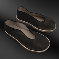 Chinese antique shoes 3d model