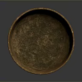 Decorative Copper Bowl With Spiral Patterns And Antique Finish For Home Decor