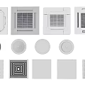Various Styles Of Air Conditioner Vents With Modern Designs For Home Interiors