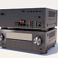 Modern DVD Player Recorder 3d model