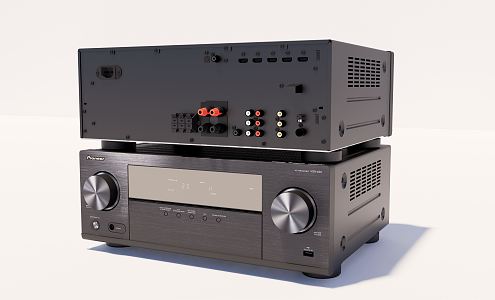 Modern DVD Player Recorder 3d model