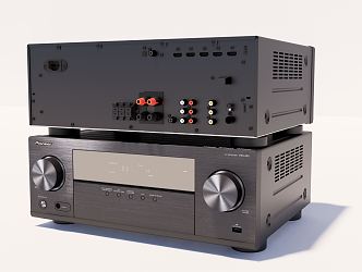 Modern DVD Player Recorder 3d model