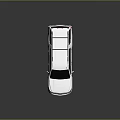 White Chevrolet SUV With Roof Rack And Sleek Spacious Body Design