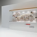 US-Chen Simple Technology Exhibition Cabinet Creative Display Window 3d model