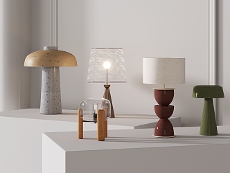 Modern table lamp 3d model