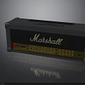 Marshall Amplifier Electronic Device With Front Panel Control Knobs And Classic Design