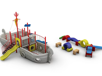 Modern amusement equipment children's toys amusement facilities 3d model