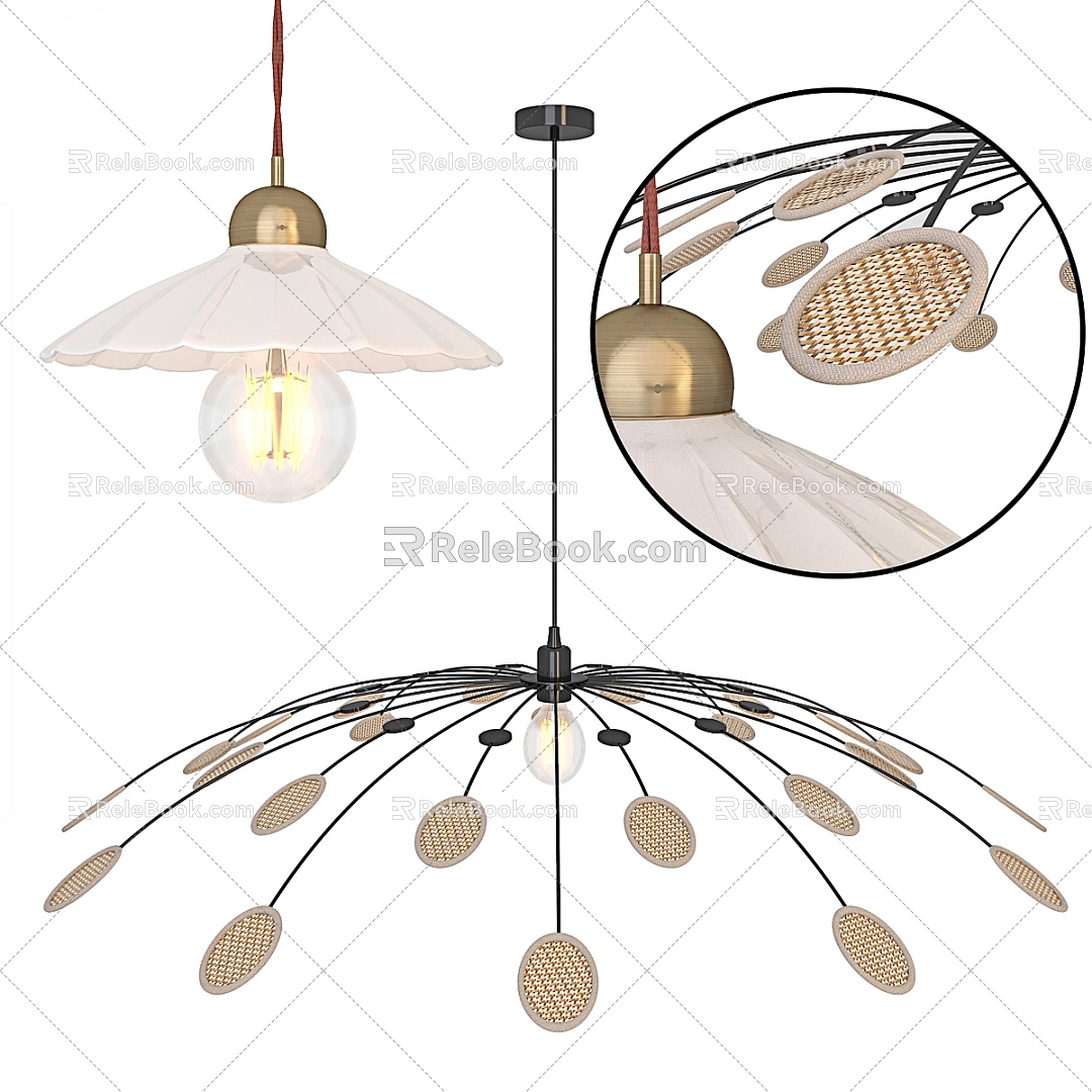 Chandelier Shell Chandelier 3d model