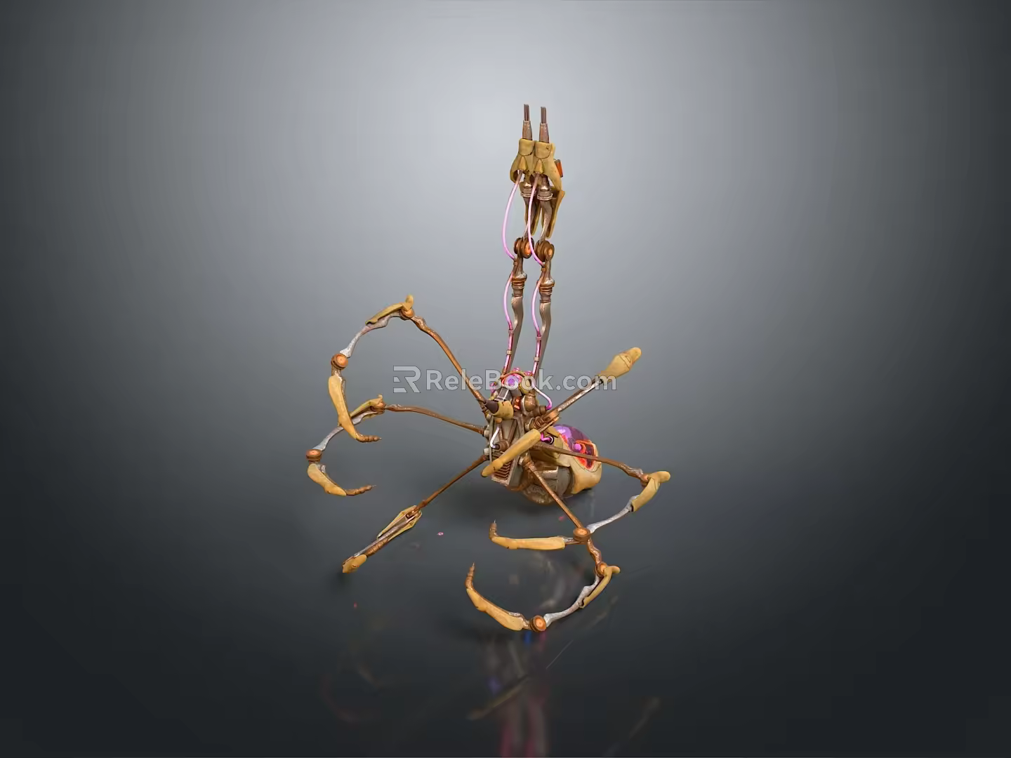 Machine Spider Mechanical Spider Robot 3d model