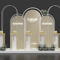 Modern Style Golden Egg Platform DP Meichen Real Estate Meichen 3d model