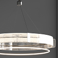 Light Luxury Chandelier 3d model