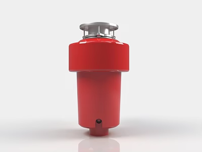Efficient Red Kitchen Appliance With Silver Top For Home Kitchen Use 3d model
