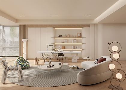 The Silent Living Room 3d model