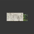 Industrial Indoor Scene With Rusted Metal Tanks Broken Windows Green Plants And Water Floor